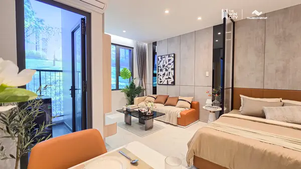 Căn hộ mẫu 1PN — nội thất An Cường