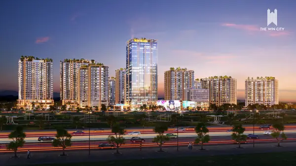 Mặt tiền nhìn từ phía sông