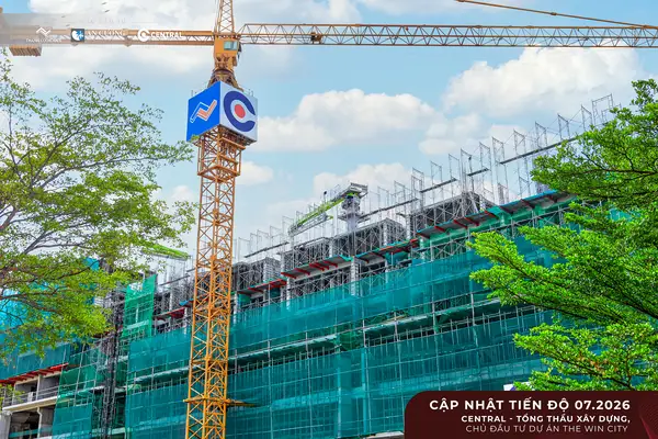 Công trường The Win City — 07/2026